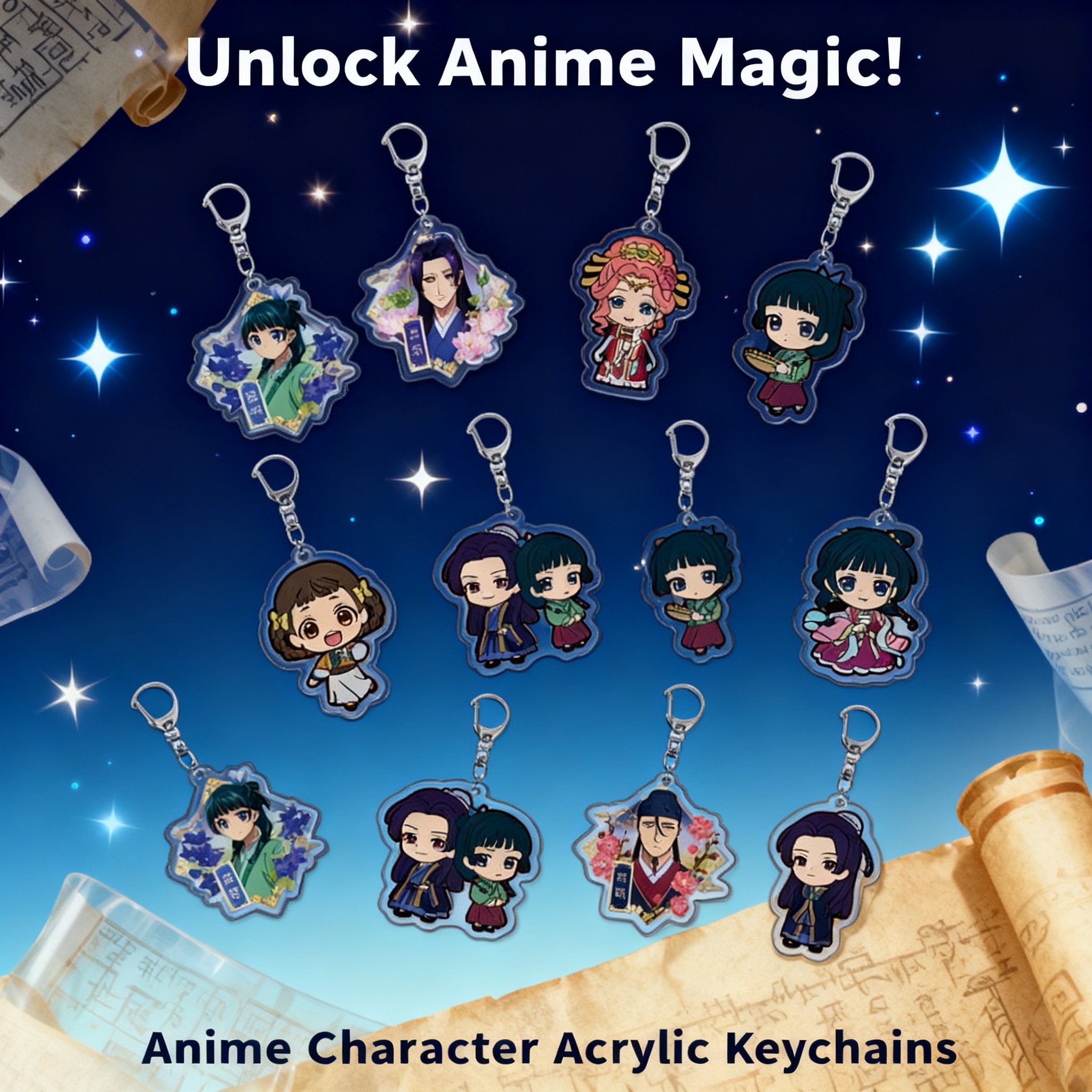 Anime Merchandise Gift - Anime Acrylic Keychain Pendant The Apothecary