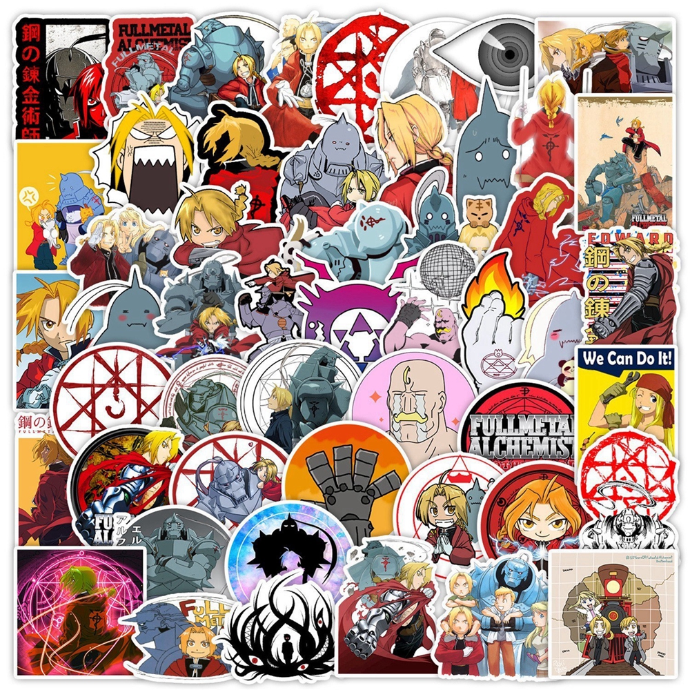 Sticker Sheet Set - 1 Pack Anime Sticker Fullmetal Alchemist