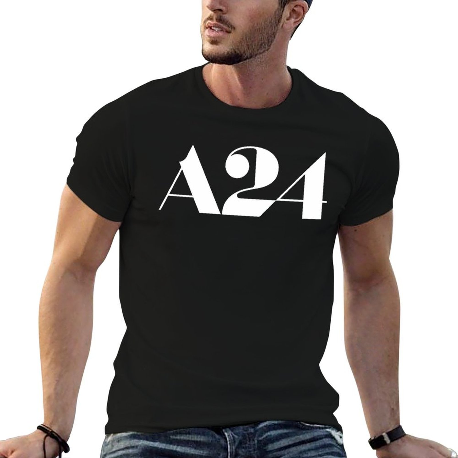 Anime Merchandise T-Shirts - A24 logo Merchandise T-Shirt funny t
