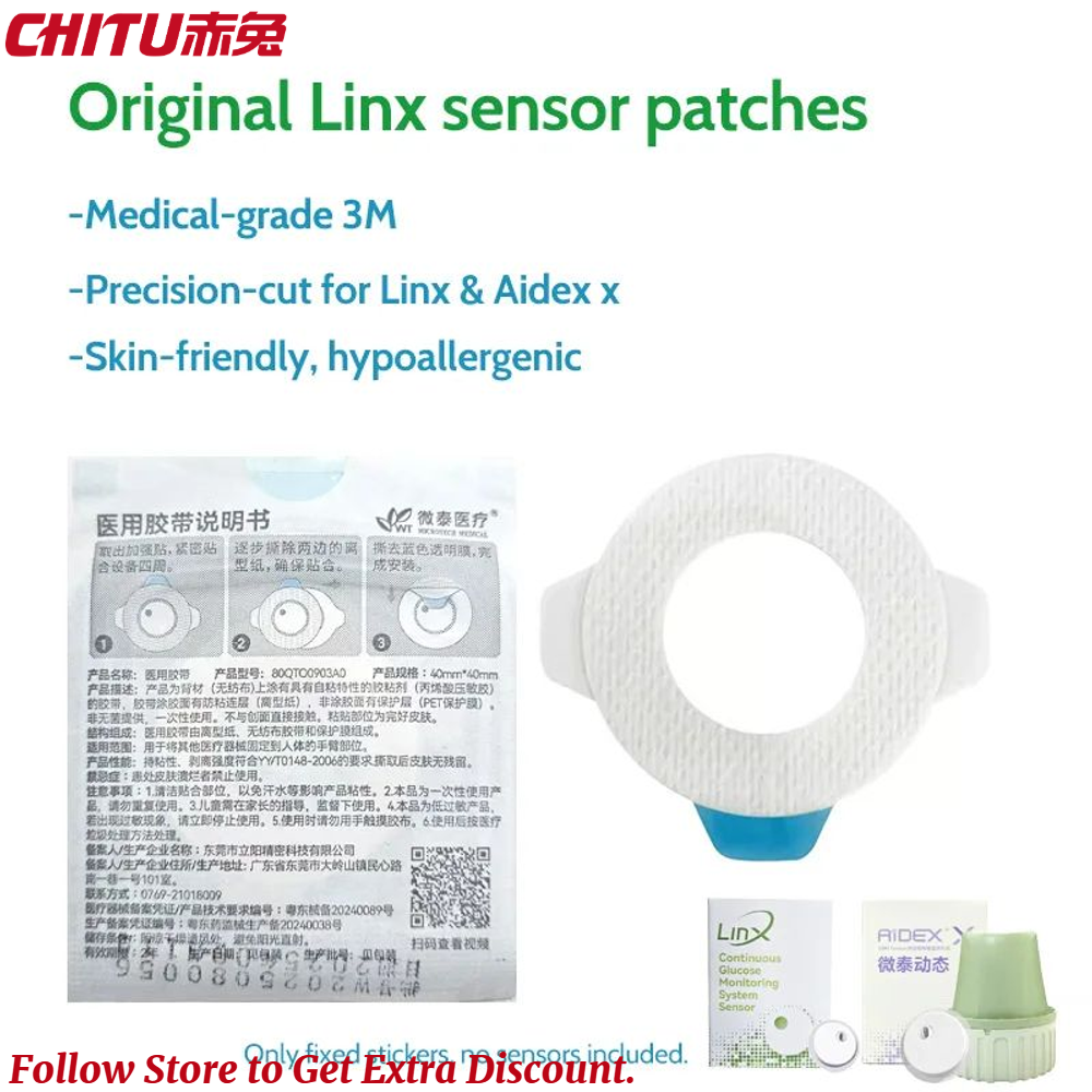 Sticker Sheet Set - Original Linx sensor patches CGM stickers