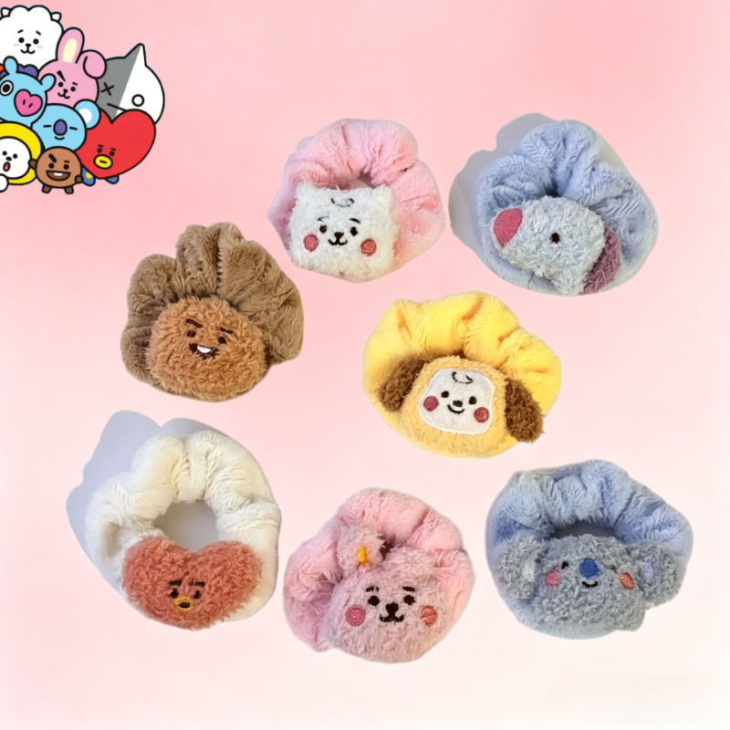 Anime Merchandise Gift - BT21 cartoon cute plush doll hair