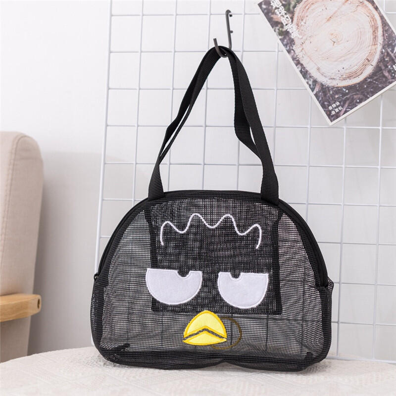 Anime Tote Bag - Sanrio Hello Kitty Badbadtz-Maru Transparent Mesh