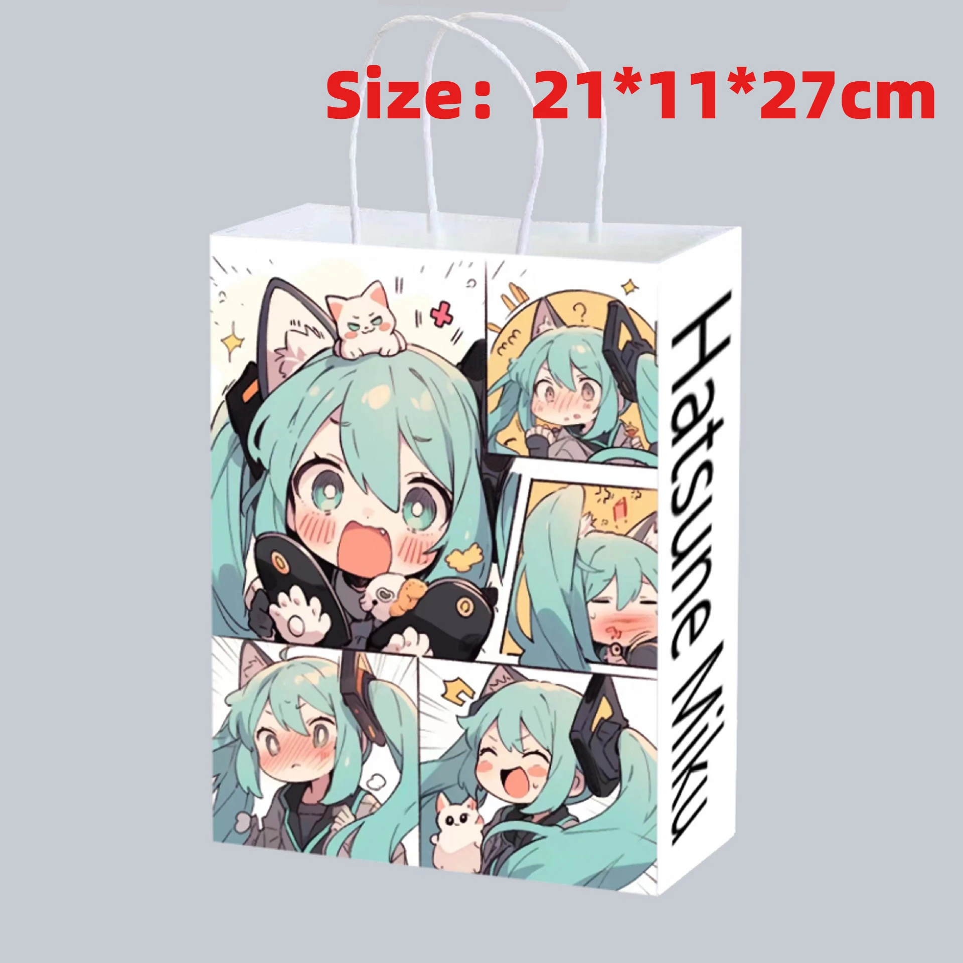 Cute Anime Hatsune Miku Paper  – Anime Tote Bag Bewertung und Preis