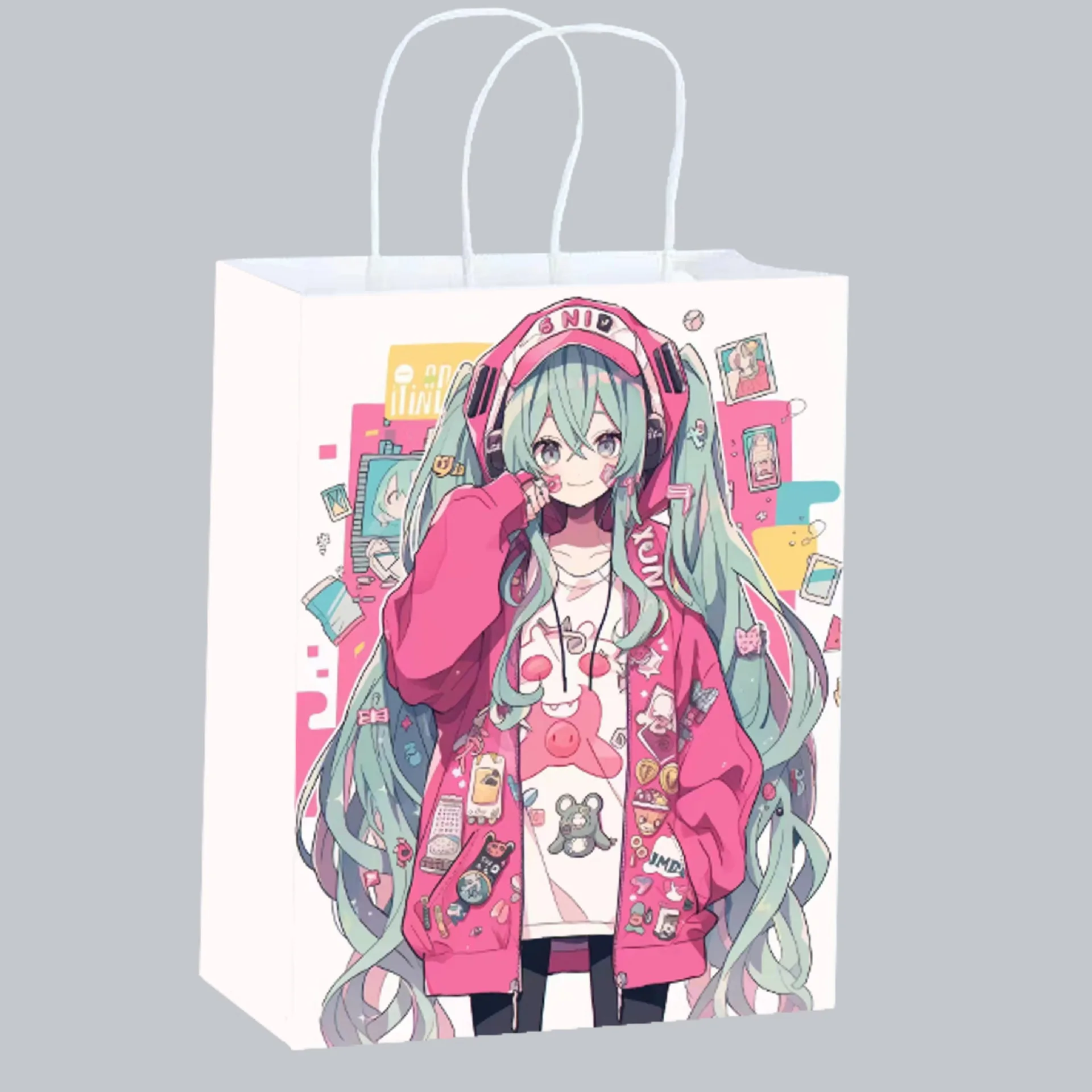 Cute Anime Hatsune Miku Paper  – Anime Tote Bag Bewertung und Preis