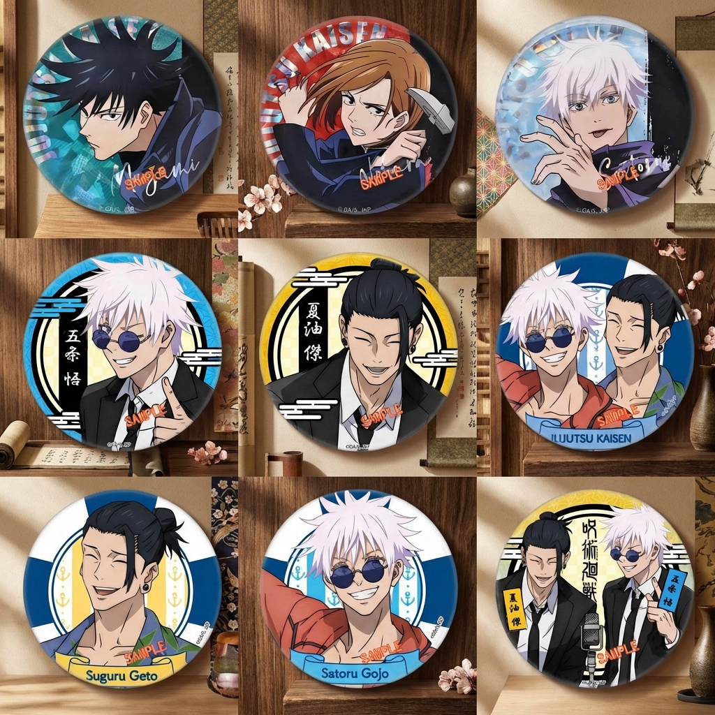Jujutsu Kaisen Badge Third Wav – Premium Anime Merchandise Bewertung und Preis