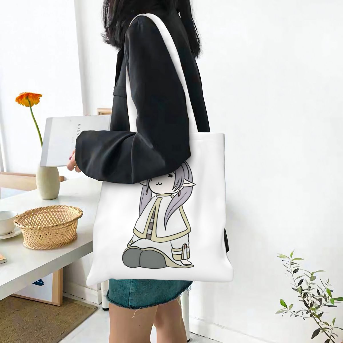 Frieren Beyond Journey's End A – Anime Tote Bag Bewertung und Preis
