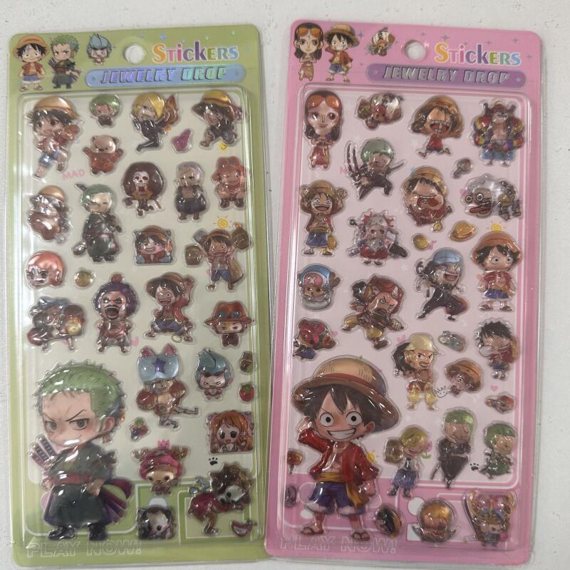 Cartoon 3D Relief Stickers Ani – Anime One Piece Merchandise Bewertung und Preis