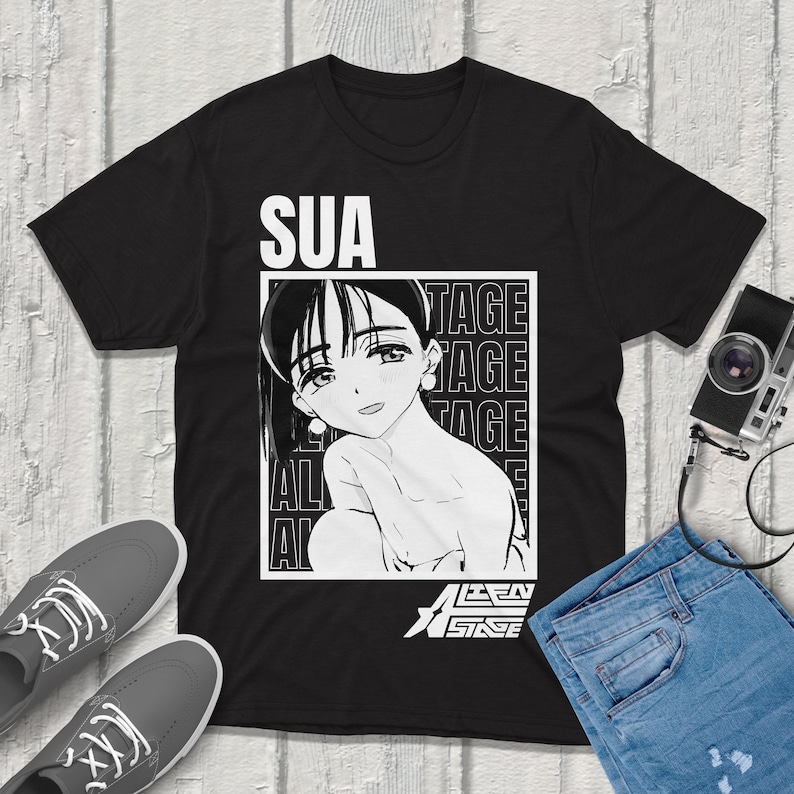 Sua Alien Stage T-shirt Vintag – Premium Anime Merchandise Bewertung und Preis
