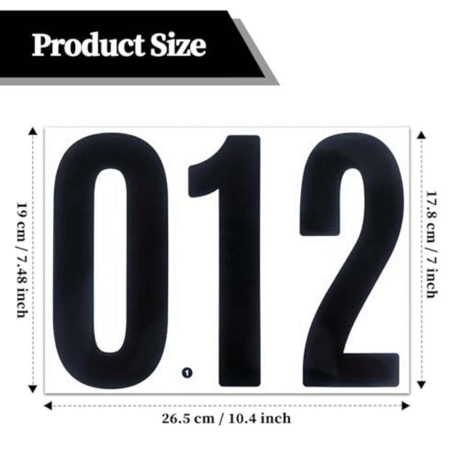 12 Sheets 7 Inch 0-9 Number St – Sticker Sheet Set Bewertung und Preis