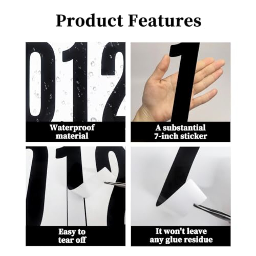 12 Sheets 7 Inch 0-9 Number St – Sticker Sheet Set Bewertung und Preis
