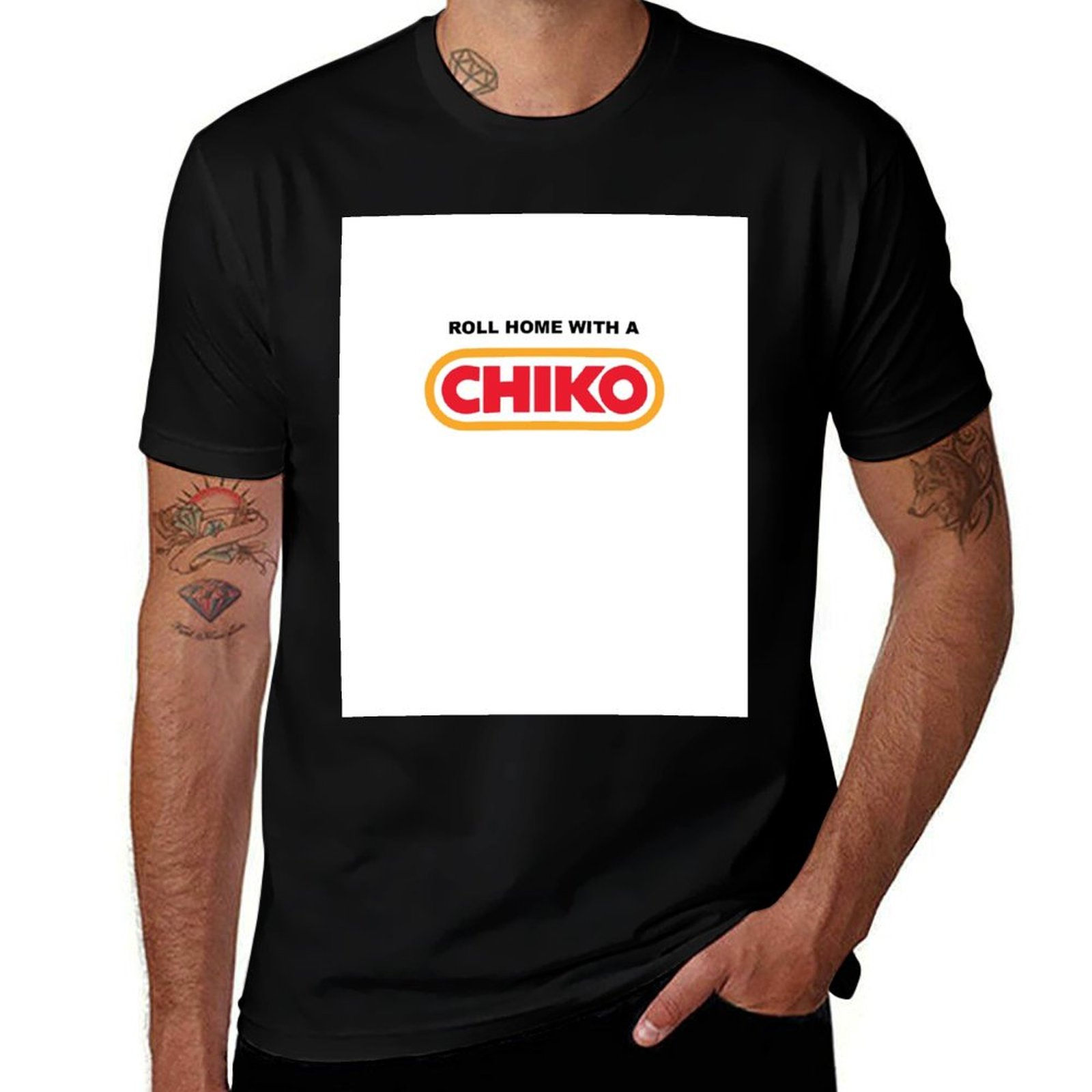 Chiko Roll Logo Merchandise T- – Anime Merchandise Logo Bewertung und Preis