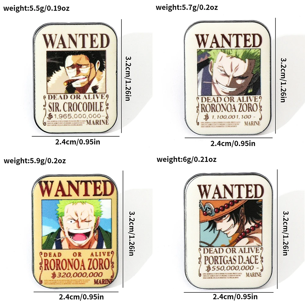 4 Pcs Fashion Cartoon Anime Br – Anime One Piece Merchandise Bewertung und Preis