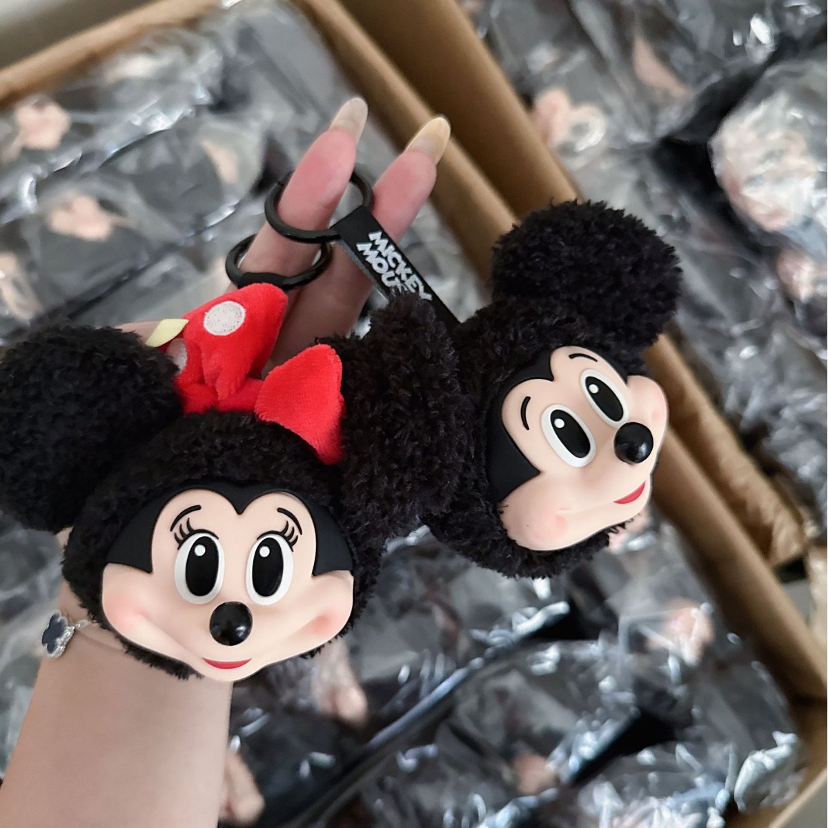Mickey Minnie Plush Doll Keych – Anime Merchandise Gift Bewertung und Preis