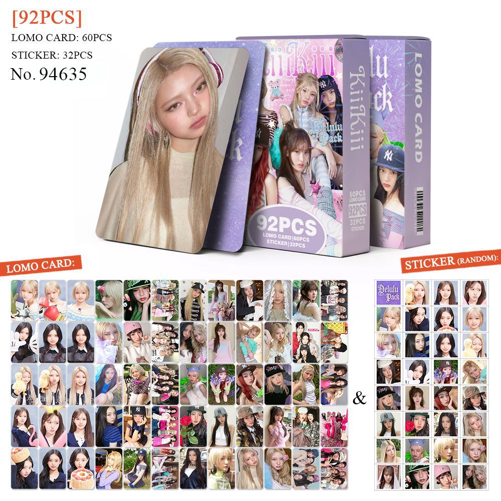 92pcs KiiiKiii Delulu Pack Pho – Sticker Sheet Set Bewertung und Preis