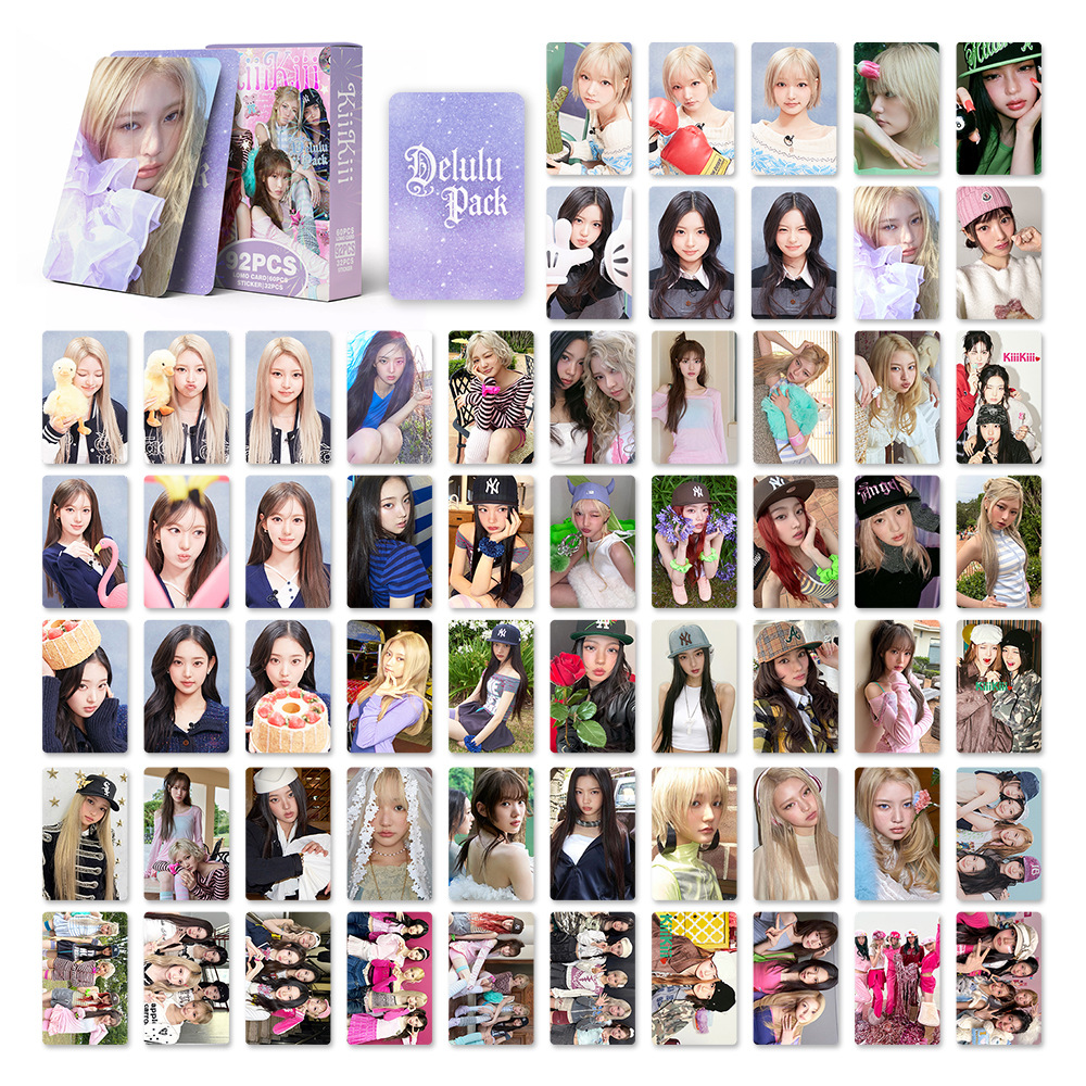 92pcs KiiiKiii Delulu Pack Pho – Sticker Sheet Set Bewertung und Preis