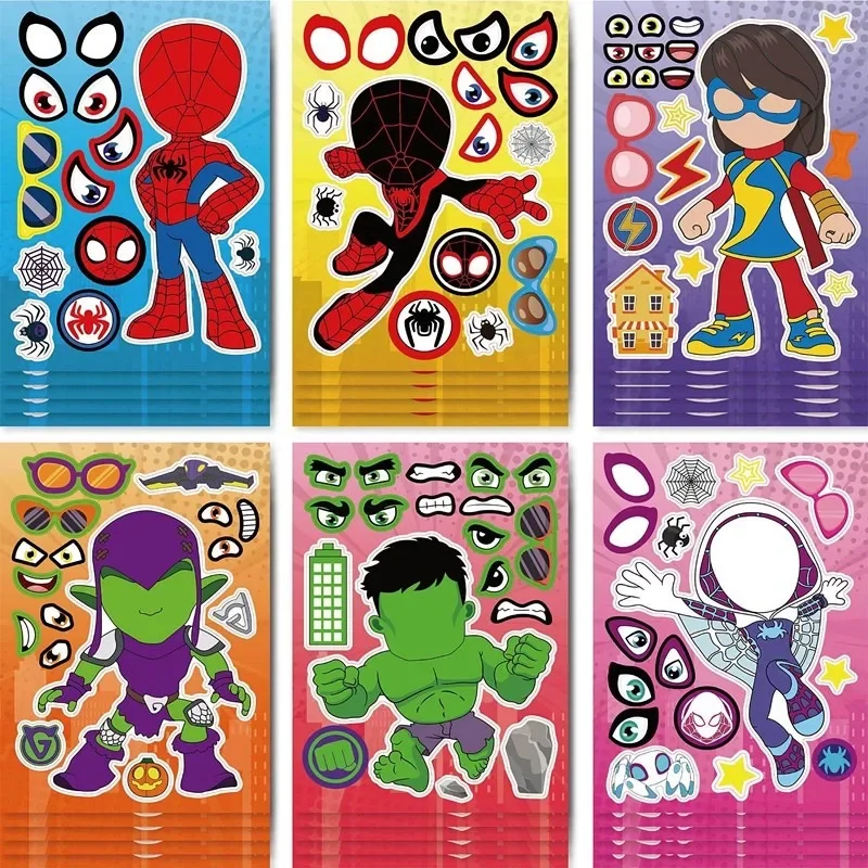 12pcs / Pack Spidey And His Am – Sticker Sheet Set Bewertung und Preis