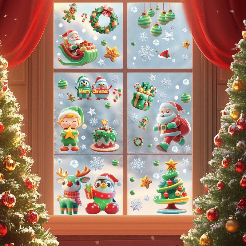 9 Sheets/set of Christmas Tree – Sticker Sheet Set Bewertung und Preis