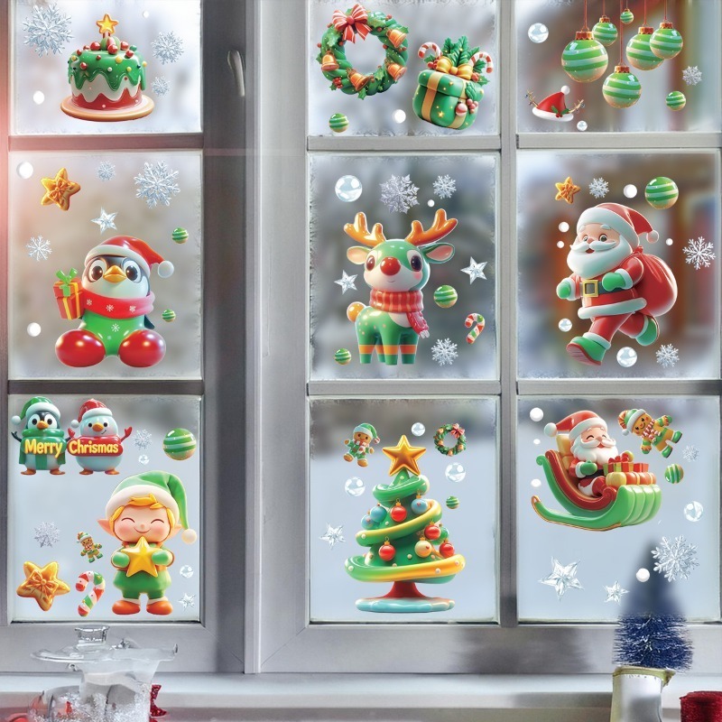 9 Sheets/set of Christmas Tree – Sticker Sheet Set Bewertung und Preis