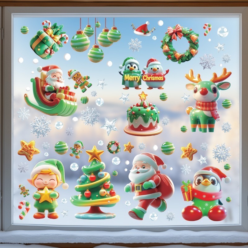 9 Sheets/set of Christmas Tree – Sticker Sheet Set Bewertung und Preis