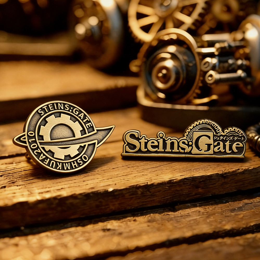 Steins;Gate Pin Anime Merchand – Anime Merchandise Logo Bewertung und Preis