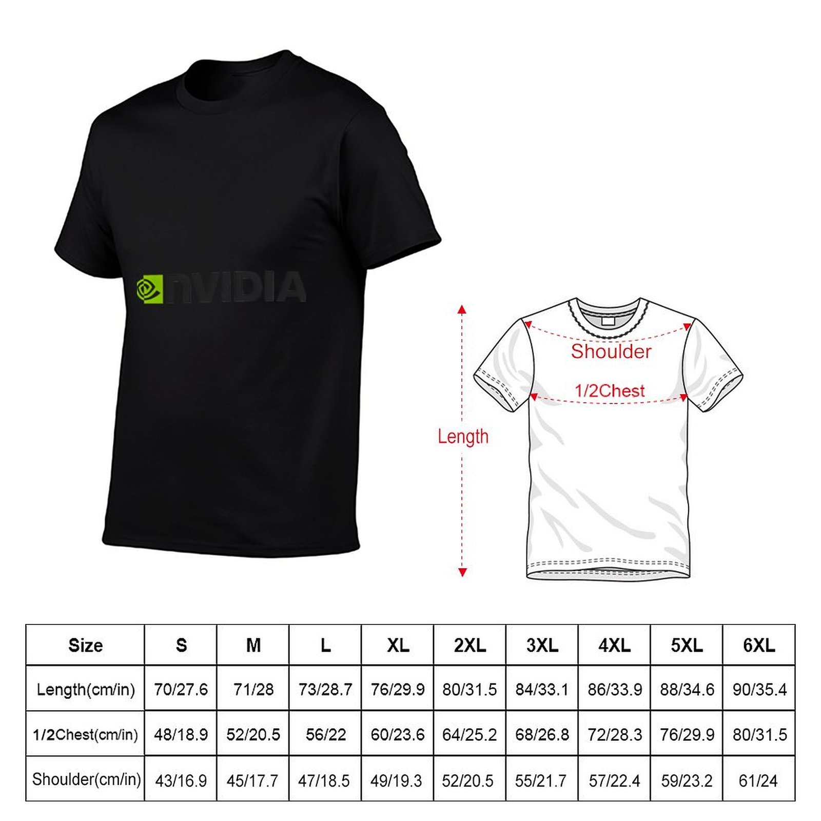 Nvidia Logo Merchandise T-Shir – Anime Merchandise Logo Bewertung und Preis