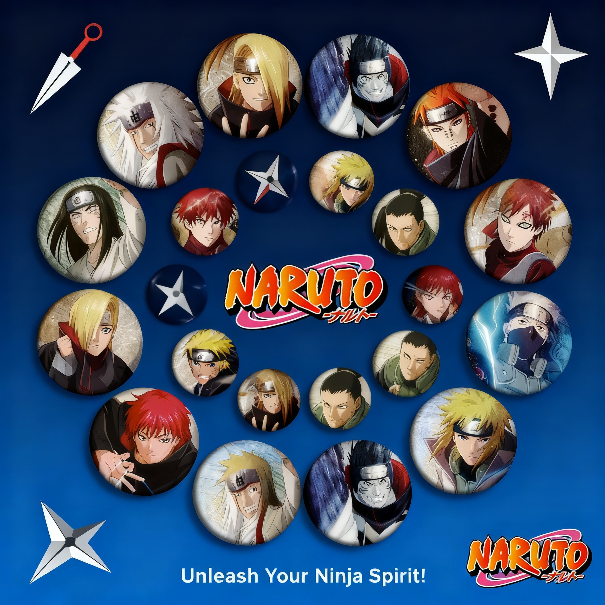 Naruto Anime Badge Pin 58mm Sa – Anime Merchandise Naruto Bewertung und Preis