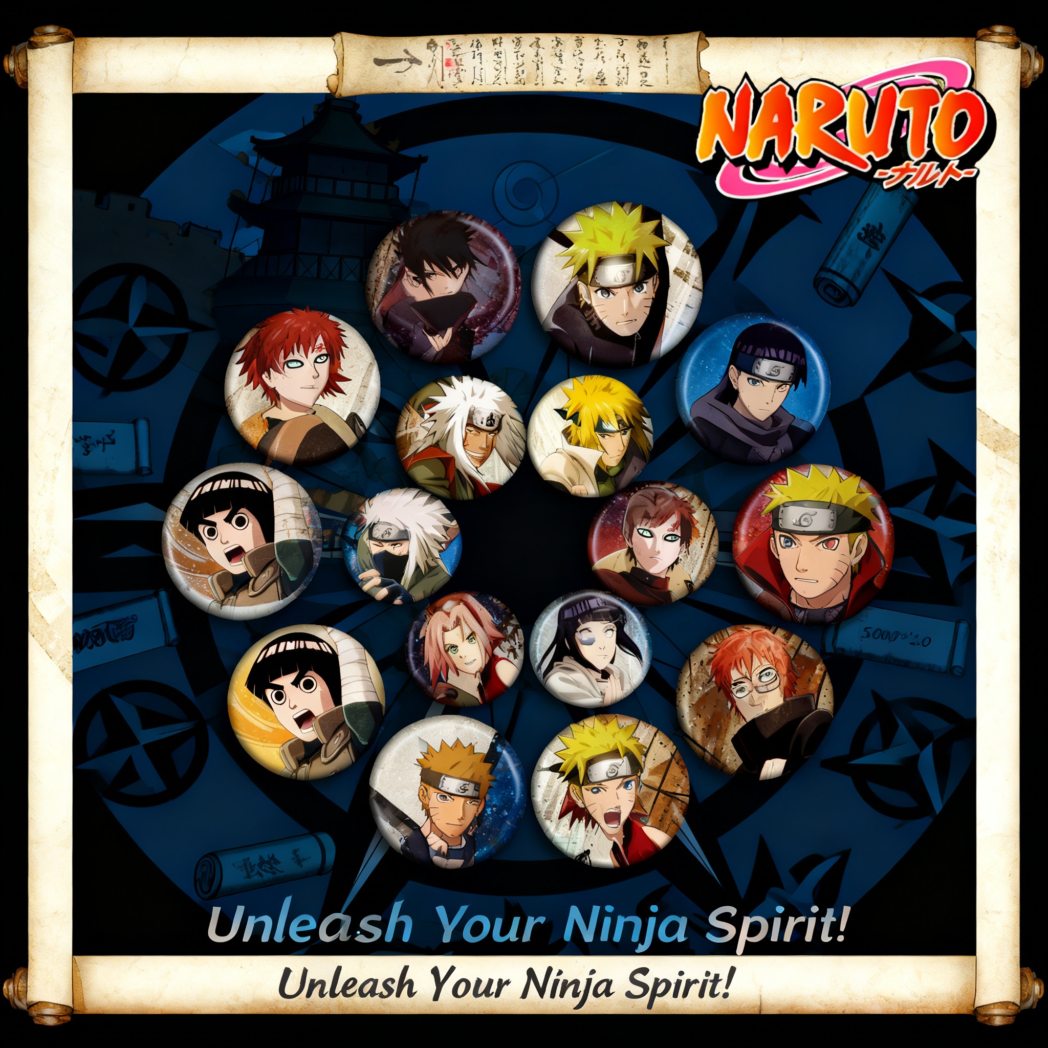 Naruto Anime Badge Pin 58mm Sa – Anime Merchandise Naruto Bewertung und Preis