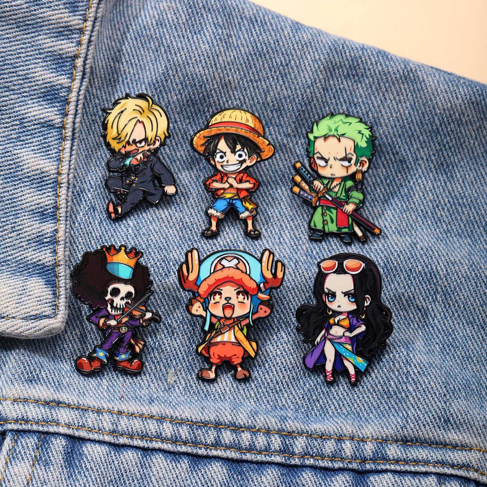 6pcs ONE PIECE Cartoon Charact – Anime One Piece Merchandise Bewertung und Preis