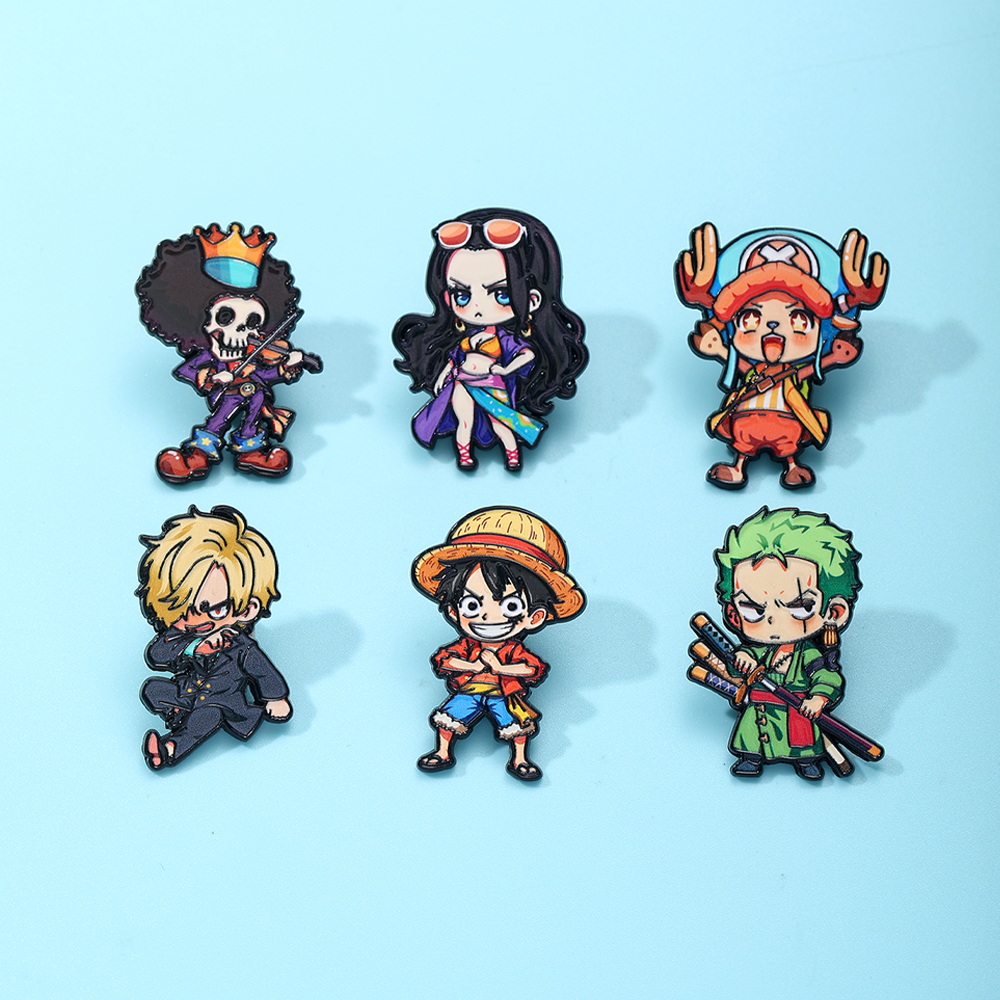 6pcs ONE PIECE Cartoon Charact – Anime One Piece Merchandise Bewertung und Preis