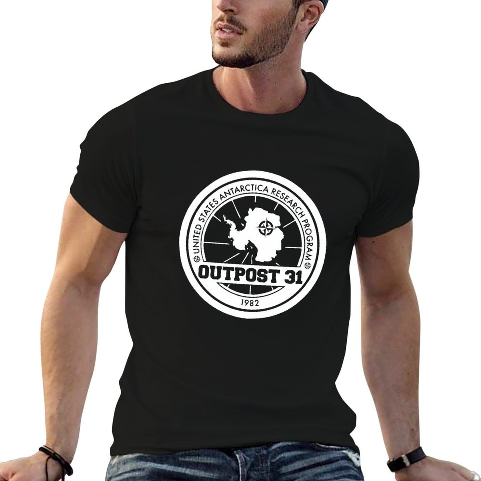 Outpost 31 Logo MERCHANDISE T- – Anime Merchandise T-Shirts Bewertung und Preis