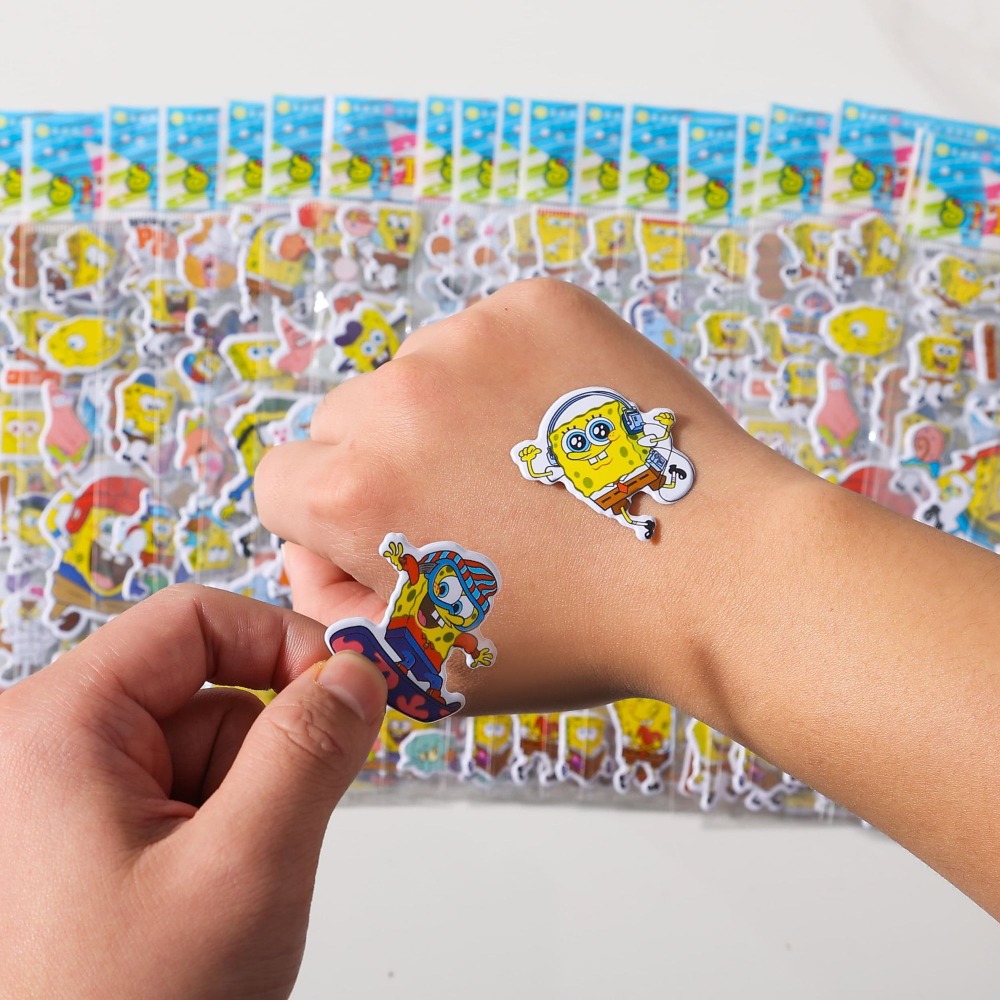 12-Pack SpongeBob 3D Stickers  – Sticker Sheet Set Bewertung und Preis