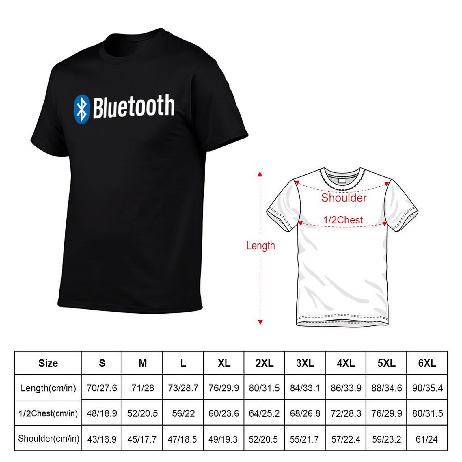 Bluetooth logo merchandise T-S – Anime Merchandise T-Shirts Bewertung und Preis