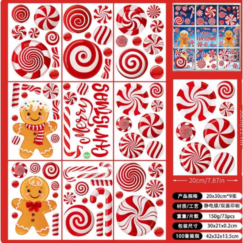 6 Sheets Set with Christmas Ba – Sticker Sheet Set Bewertung und Preis