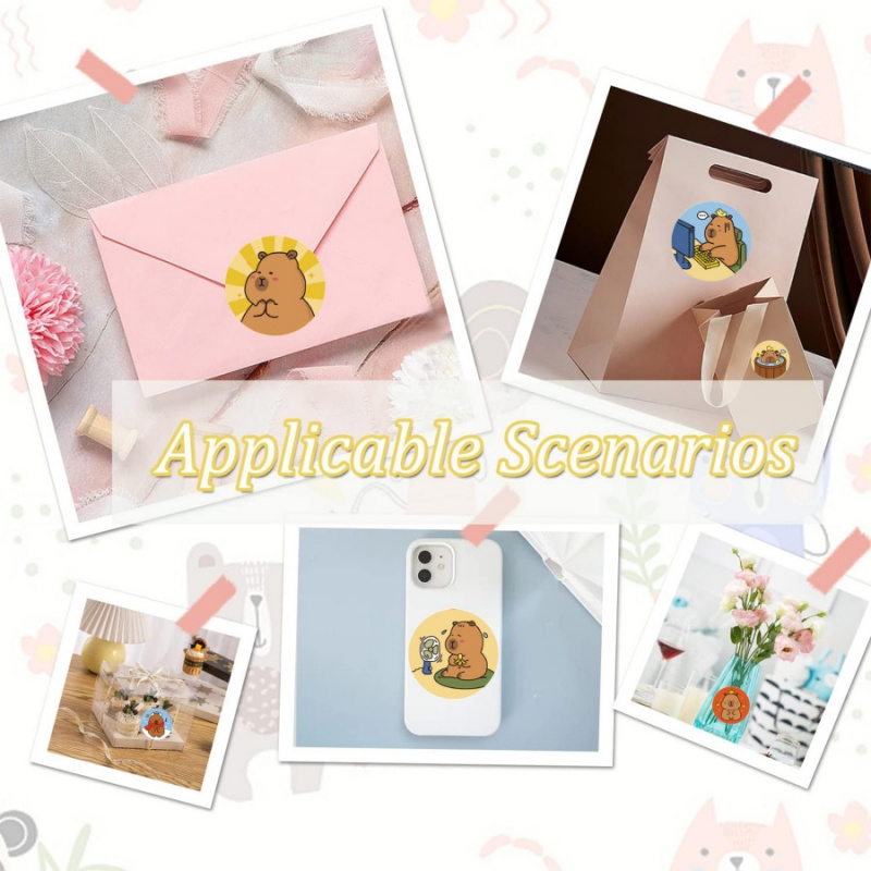 500pcs/pack Capybara Stickers  – Sticker Sheet Set Bewertung und Preis