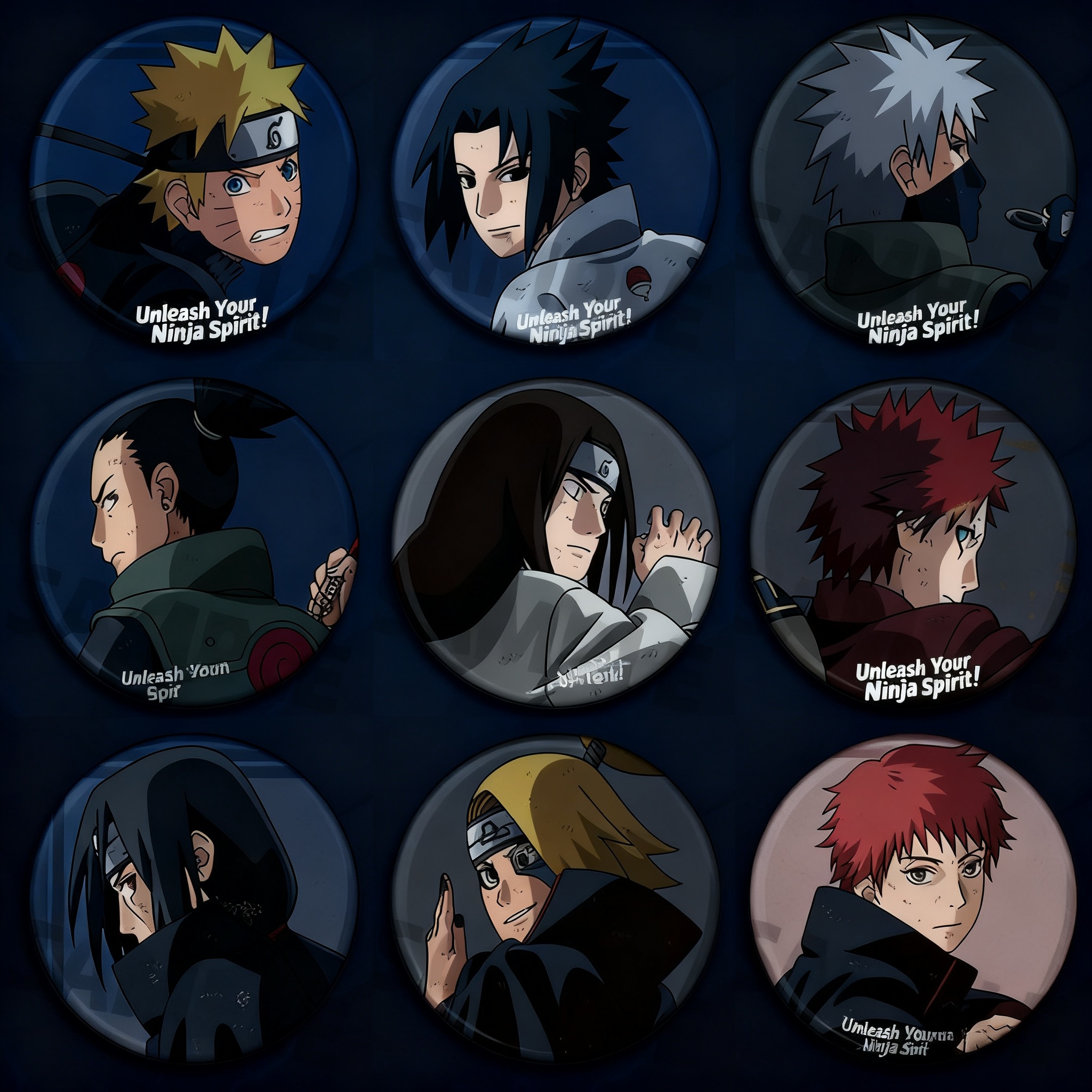 Naruto Anime Badge Pin Set Shi – Anime Merchandise Naruto Bewertung und Preis